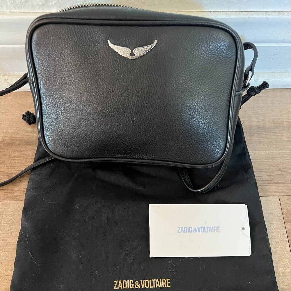 Zadig & Voltaire Leather Crossbody in Black